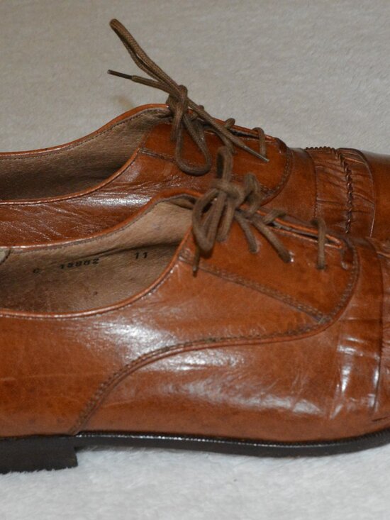 Vintage Pierre Cardin Escape Lace-up Oxford with Textured Detail Men\'s size 11 main image 4